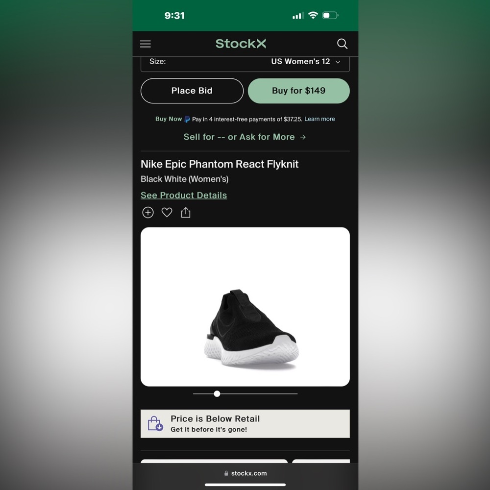 Nike running shoes